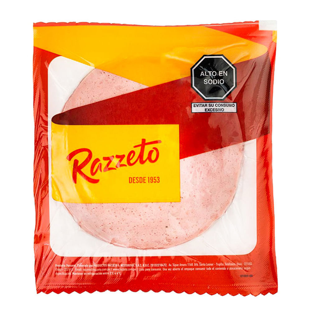 Mortadela Razzeto Paquete 220 g