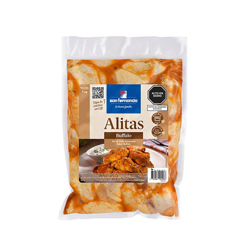 Alitas Buffalo San Fernando 1kg