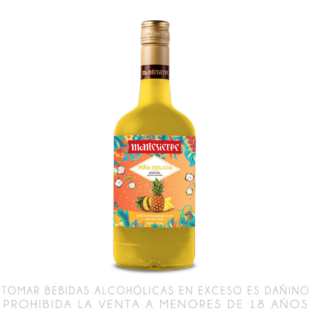 Piña Colada Montesierpe Botella 700ml
