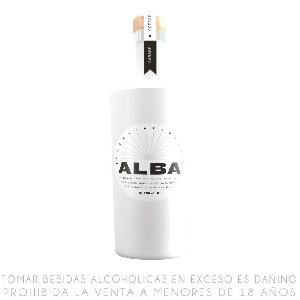 Crema de Pisco Sarcay Alba Botella 700ml