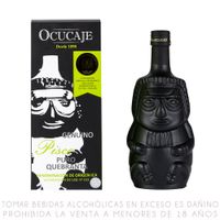 Pisco Puro Quebranta Ocucaje Huaco Negro Botella 750ml