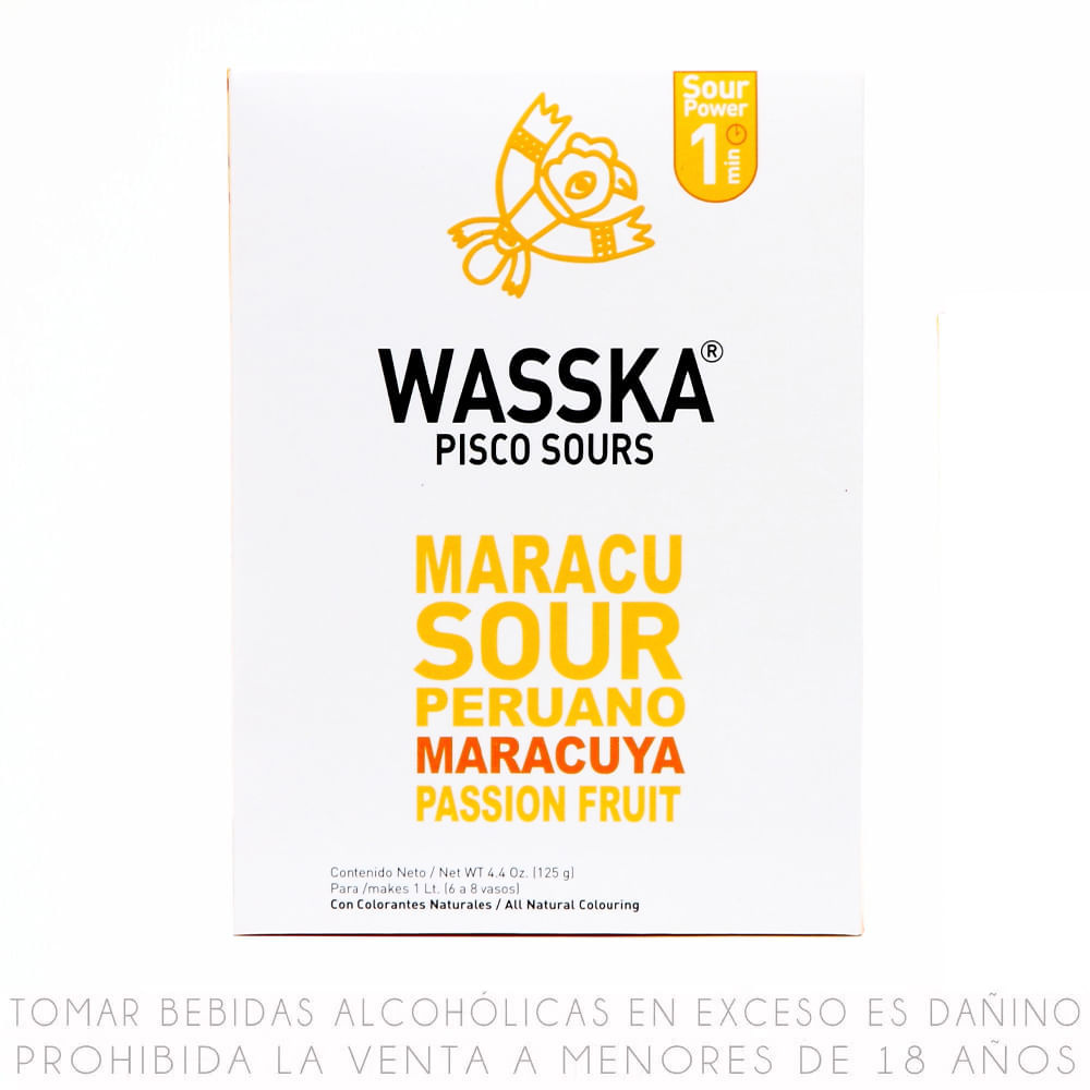 Base para Maracuyá Sour Wasska 125g