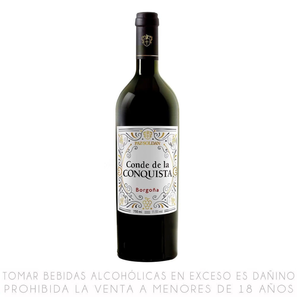 Vino Tinto Borgoña Conde de la Conquista Botella 750 ml