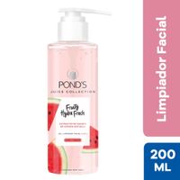 Pond's Gel Limpiador Facial Fruity Hydra Fresh Extracto de Sandía Frasco 200 ml
