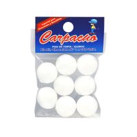 Bola de Tecnopor 3/4 Carpaccio Bolsa 8 Unid