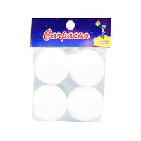 Bola de Tecnopor #2 Carpaccio Bolsa 4 Unid