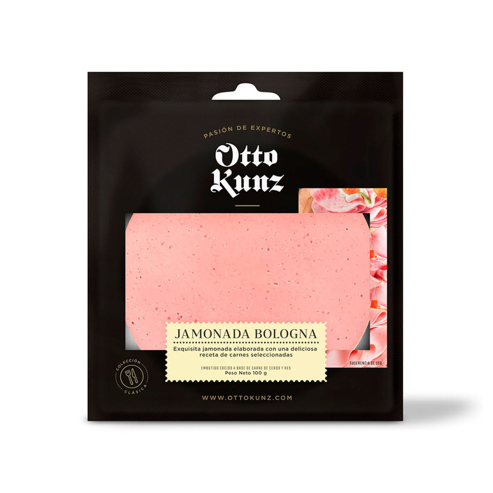 Jamonada Bologna Otto Kunz Paquete 100 g