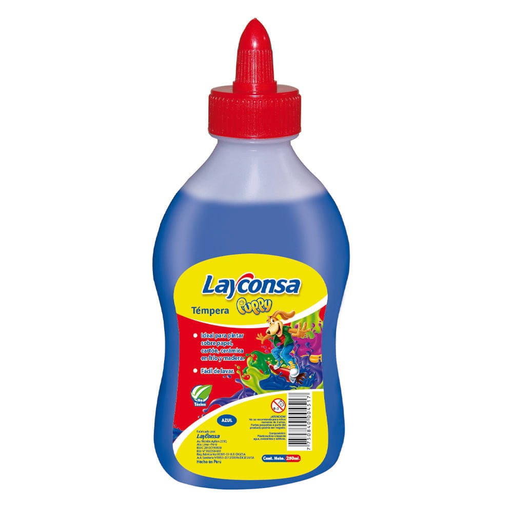 Témpera Puppy con Dispensador 250 g Azul