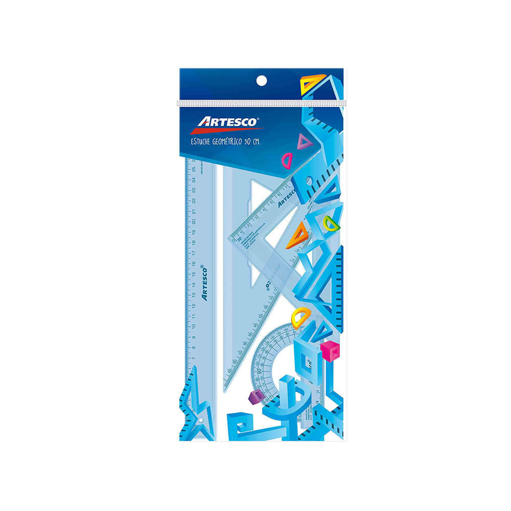 Artesco Estuche Geométrico 30 cm