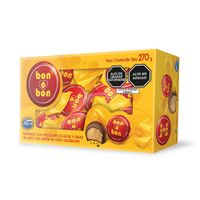 Bombones con Relleno de Crema de Maní Bon o Bon 270g