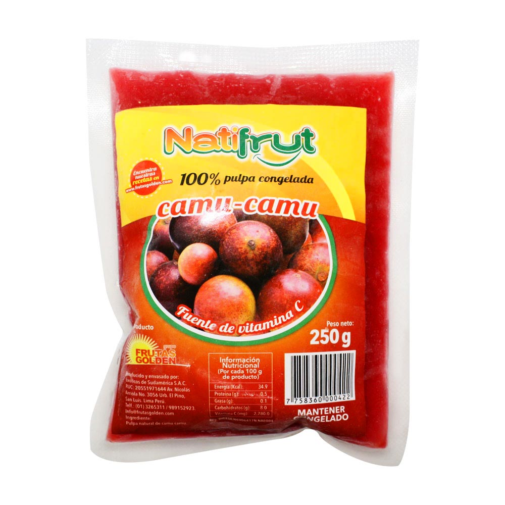 Pulpa de Camu Camu Congelada Natifut 250g
