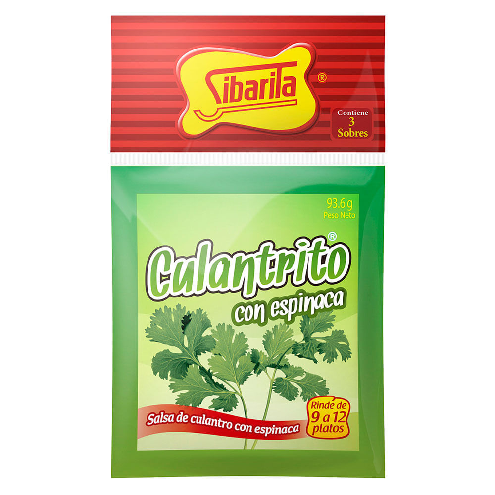 Salsa Culantrito con Espinaca Sobre 93.6 g