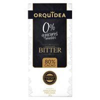 Chocolate Bitter Orquidea 80% Cacao Tableta 90 gr