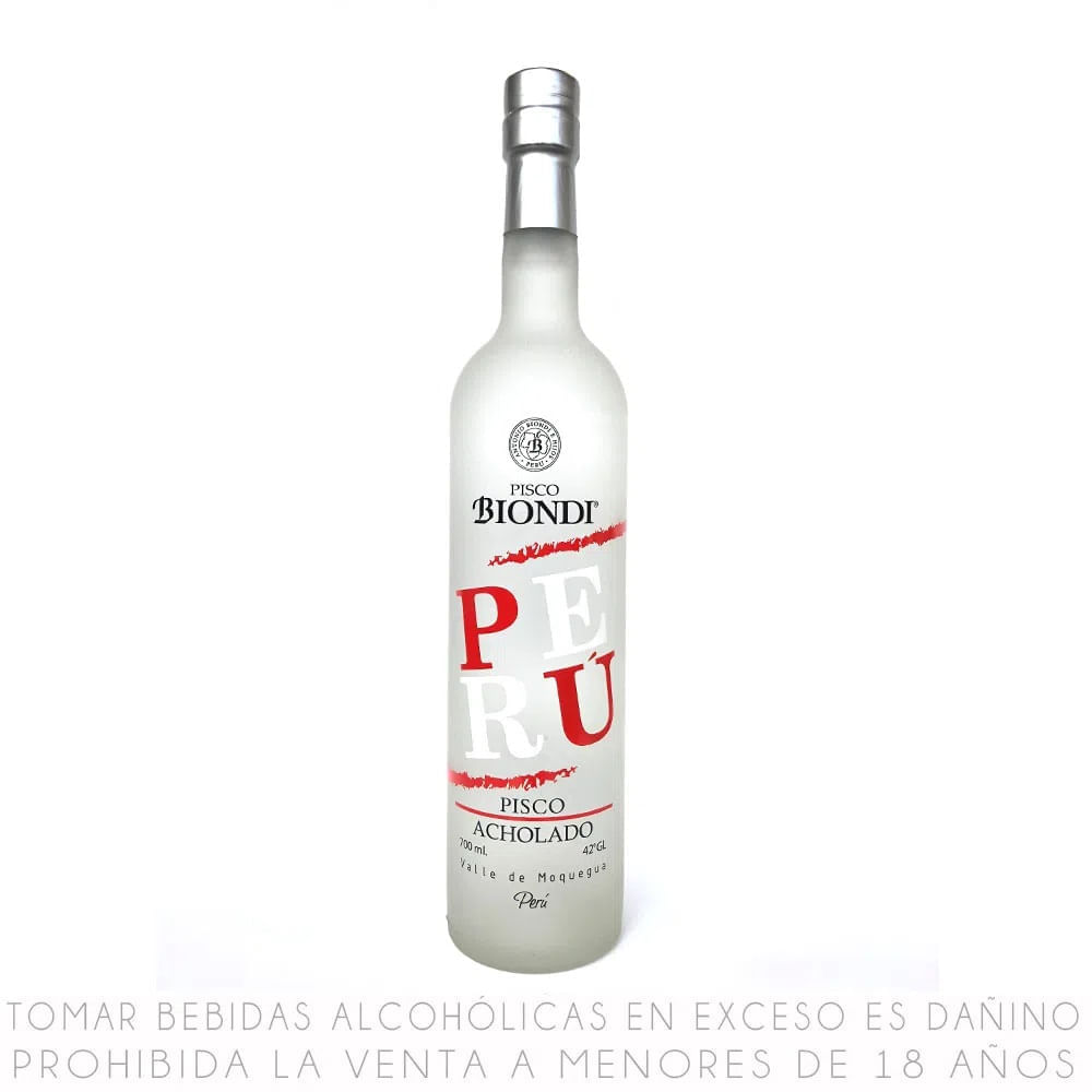 Pisco Acholado Biondi Botella 700ml