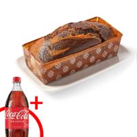 Keke Marmoleado Rectangular + Gaseosa Botella 1.5L