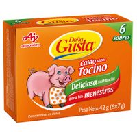 Caldo Concentrado Sabor Tocino Doña Gusta  Caja 42 g
