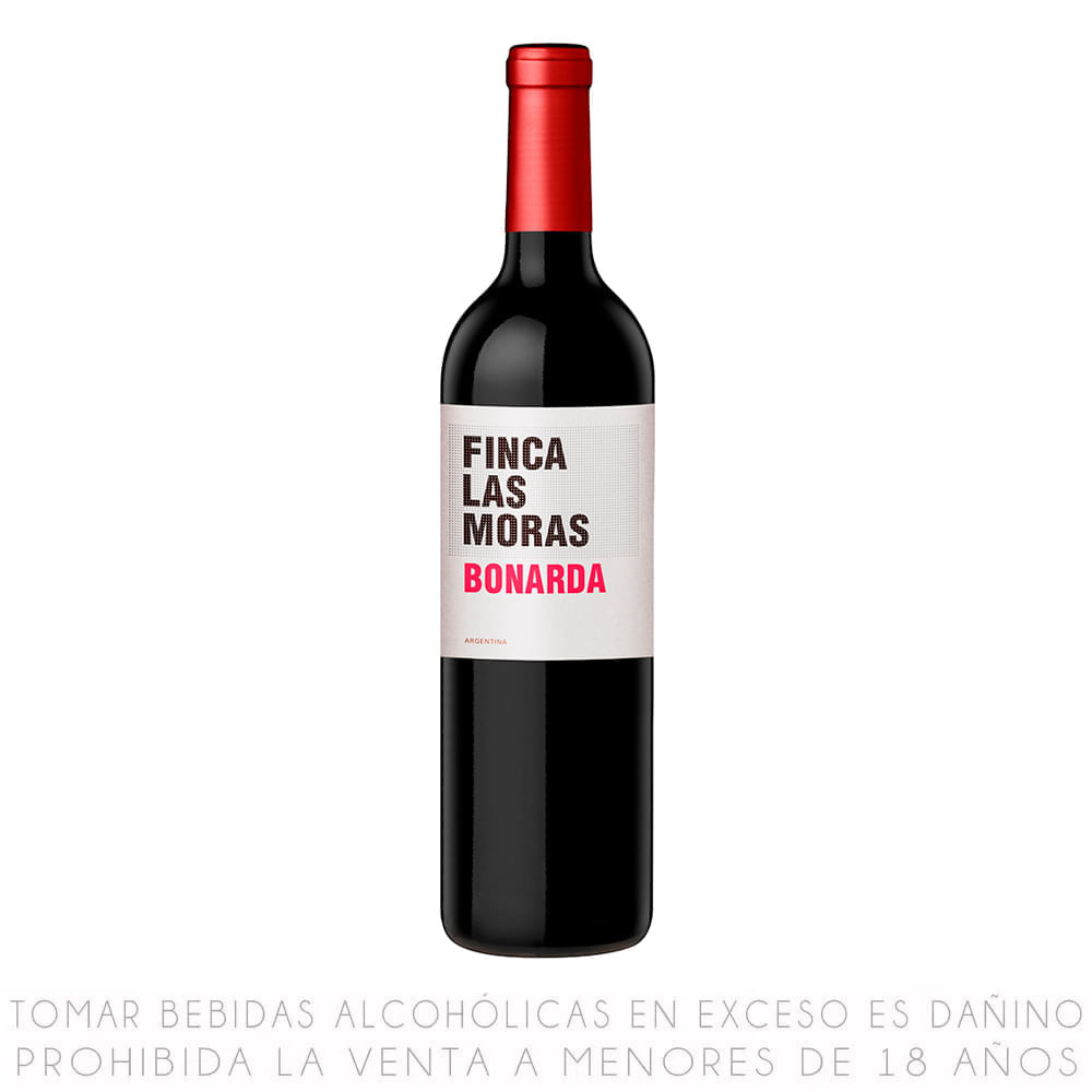 Vino Tinto Bonarda Finca Las Moras Botella 750ml