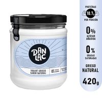 Yogurt Griego Danlac Sabor Natural Frasco 420g