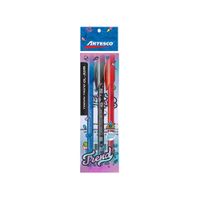 Artesco Lapicero Tinta Semi Gel Trimax GL-32M Trend Bolsa 3 unid