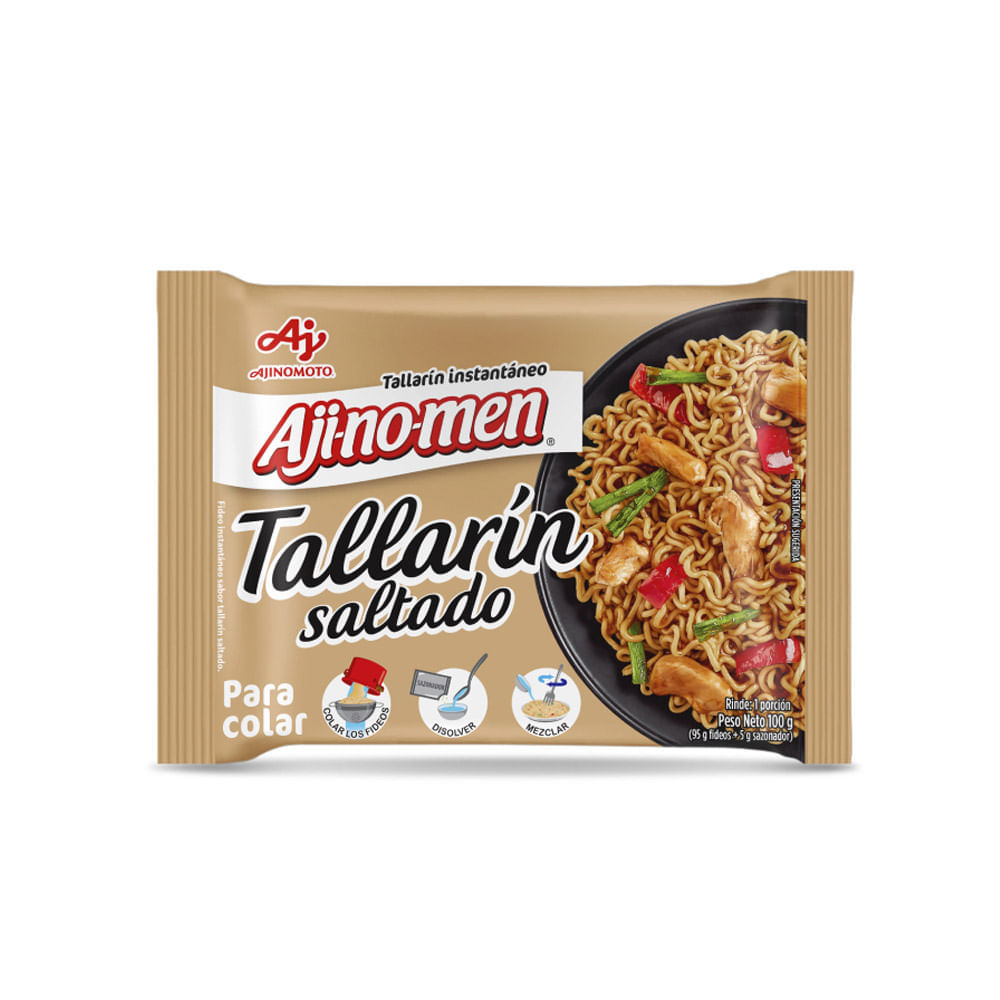 Tallarin Instantáneo Saltado Ajinomen Sobre 100 g