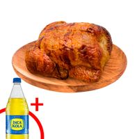 Pollo Rostizado Sin Papas + Gaseosa Inca Kola Sin Azúcar 1.5L
