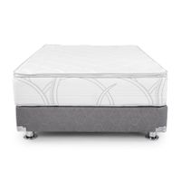 El Cisne Conjunto Box Tarima Fer 1.5 Plazas + Almohada