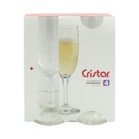 Cristar Copa Aragon Champagne 4 Unidades