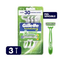 Máquina de Afeitar Desechable Prestobarba3 Sensitive 3un
