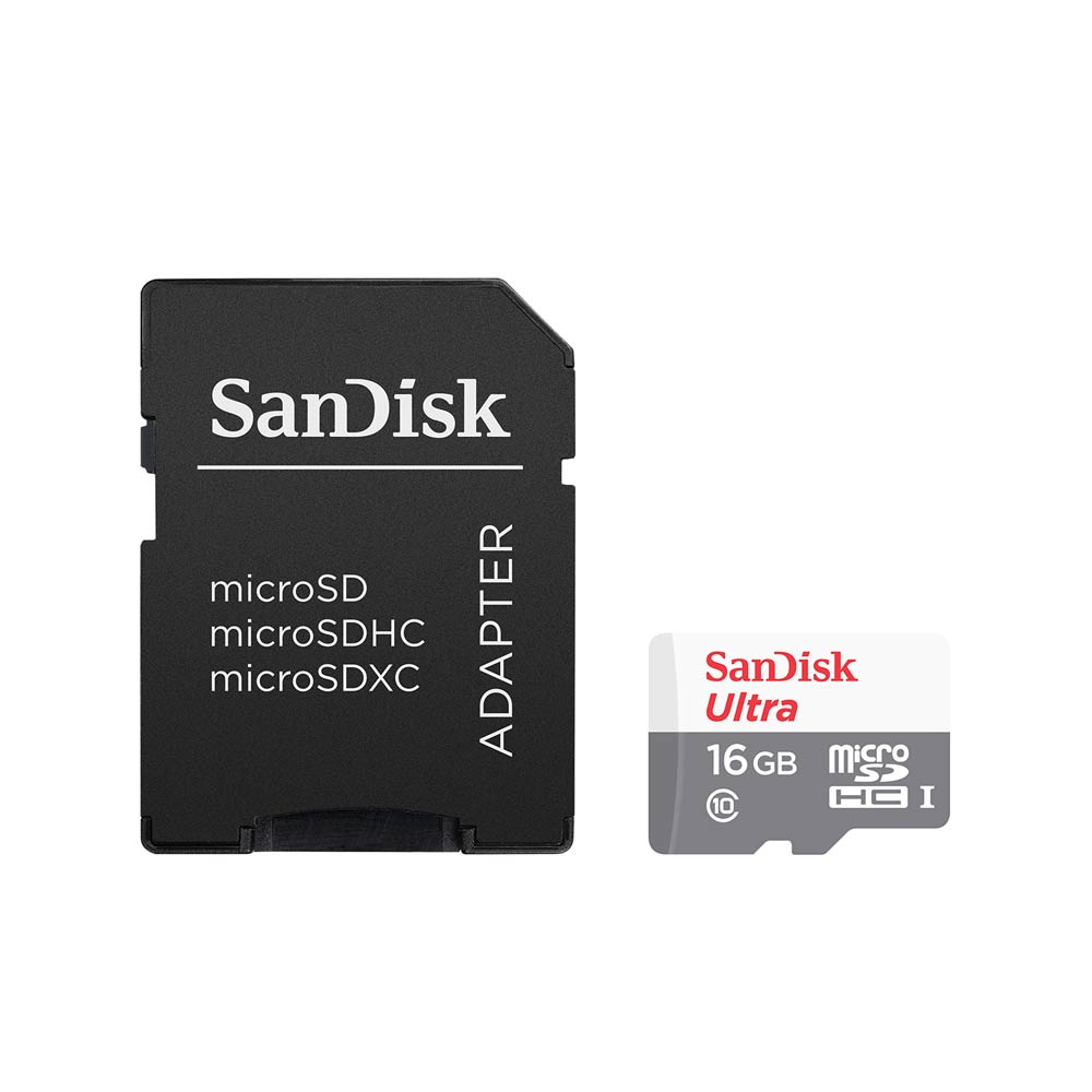 Sandisk Ultra microSDHC 16GB + Adaptador