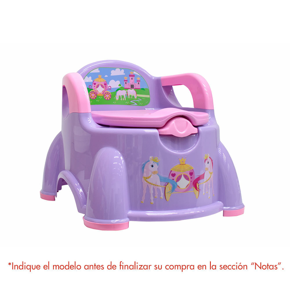 Basa Bacín de Entrenamiento Zilly Potty Rosado Surtido