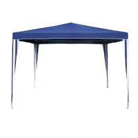 Gazebo Krea Polyester 3x3x2.5mt Azul Blanco