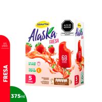 Paletas de Helado Alaska Fresa 5un