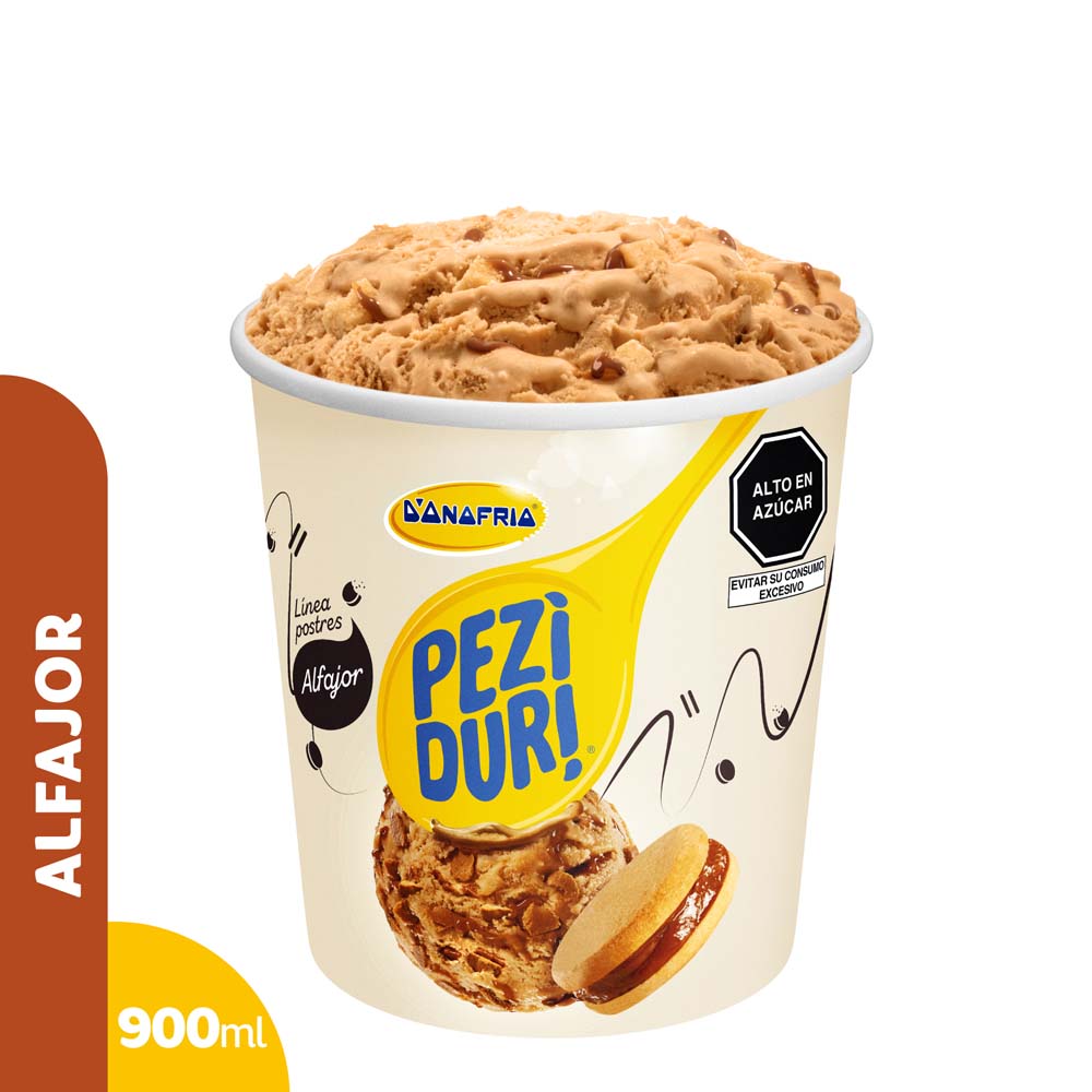 Helado de Crema Peziduri Alfajor 900ml