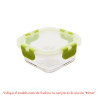Keep Tapper Hermético Cuadrado de Vidrio 320 ml Surtido