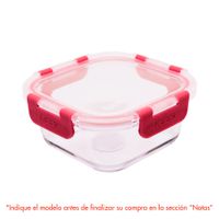 Keep Tapper Hermético Cuadrado de Vidrio 800 ml Surtido