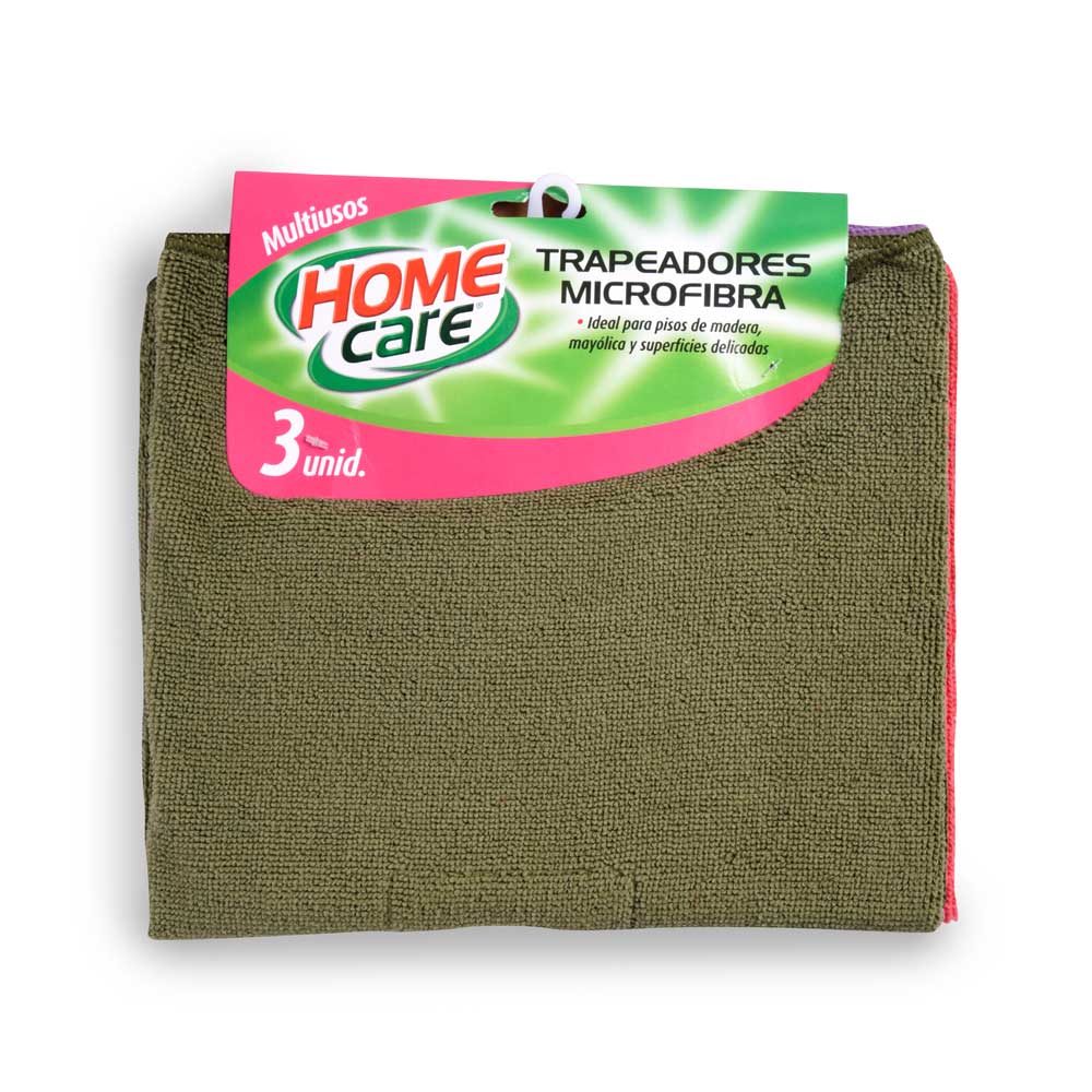 Trapeador Micofibra Home Care Pack 3 Unidades