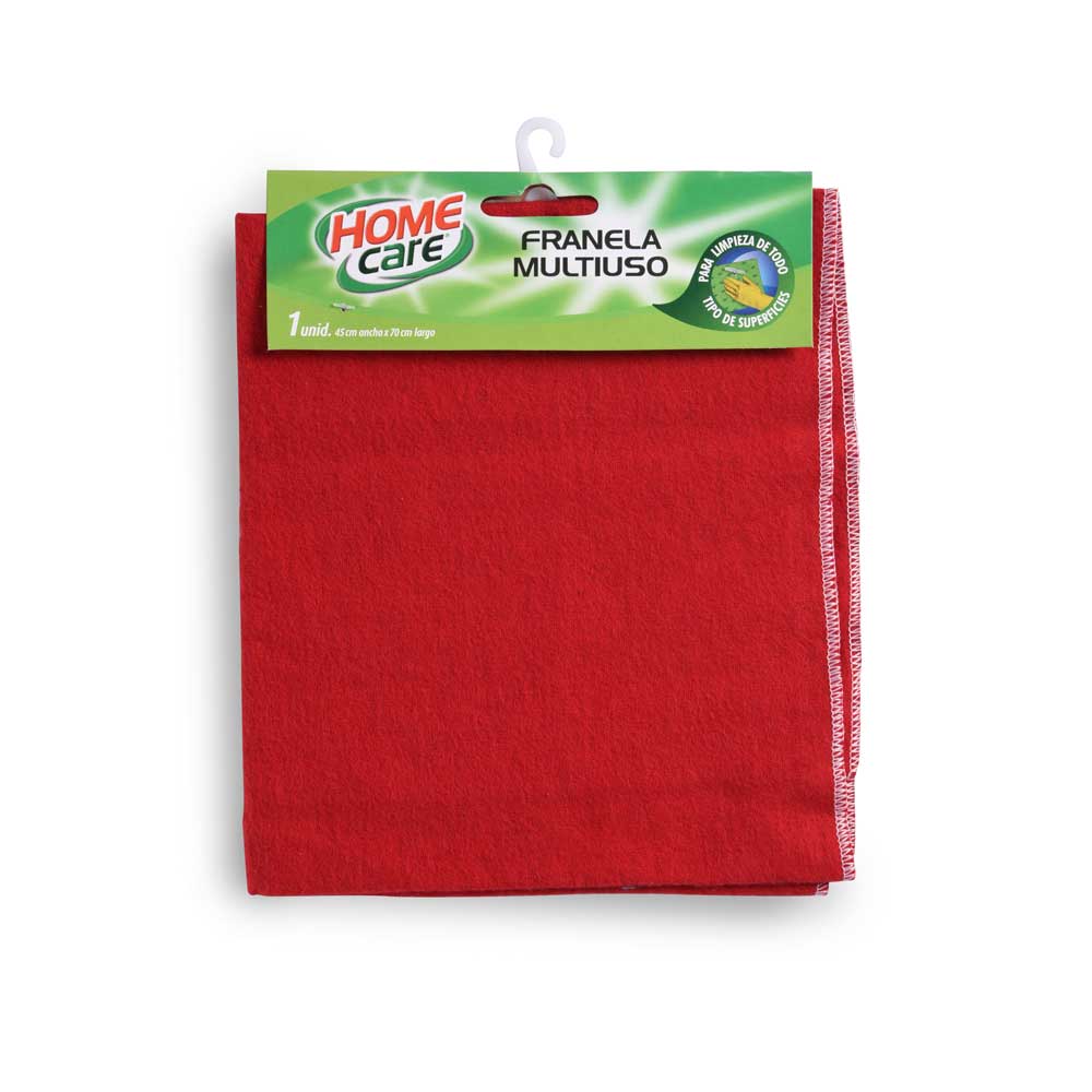 Franela Roja Home Care 1 Unidad