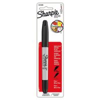 Marcador Permanente Doble Punta Sharpie Negro