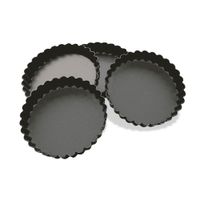 Set x4 Mini Tartaletas Ilko Non Stick Gold