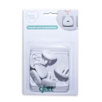 Glatt Protector para Enchufes de 3 Pines con Llave Pack de 6 Unid