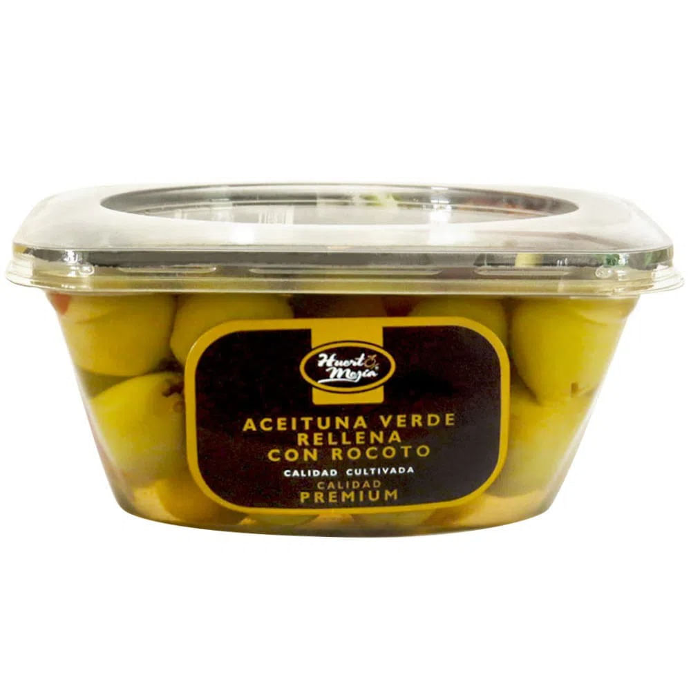 Aceituna Verde con Rocoto Huerto Mejia 230g