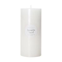 Vela Krea Pilar Blanco 15 cm