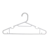 Pack x10 Colgadores Krea Plástico Blanco