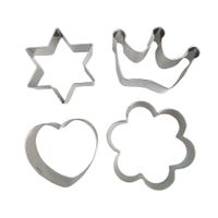 Set 4 Piezas Krea Corta Galletas