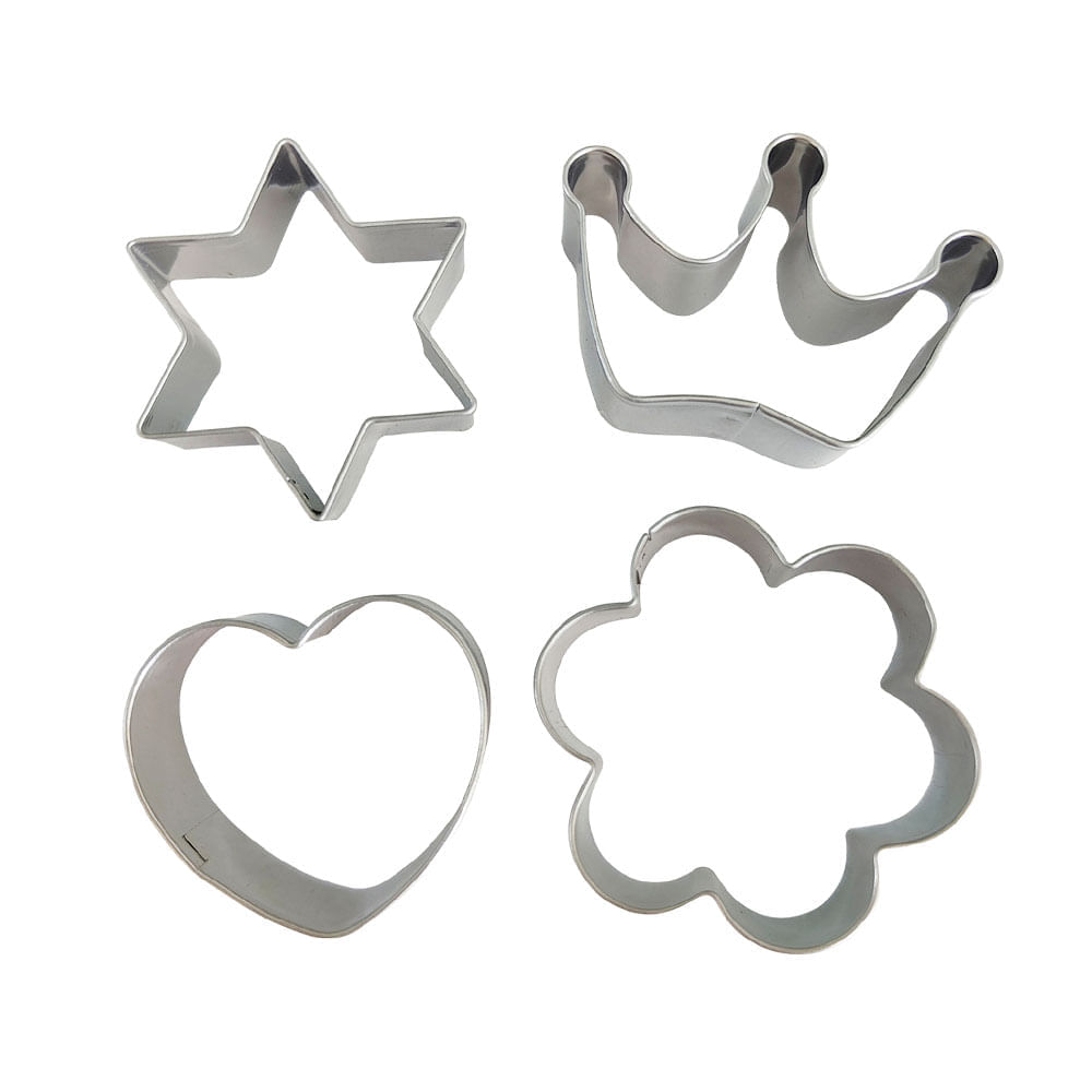 Set 4 Piezas Krea Corta Galletas