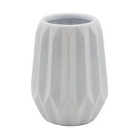 Portacepillo de Cáramica Krea Blanco