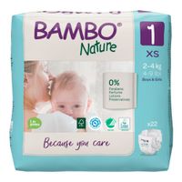 Pañales Bambo Nature Talla XS 22un