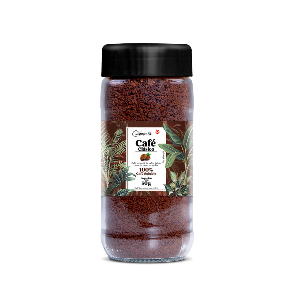 Café Instantáneo Cuisine & Co Clásico 50g