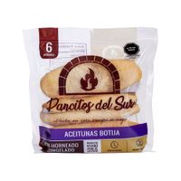 Pan de Carretera con Aceitunas Pancitos del Sur 6un