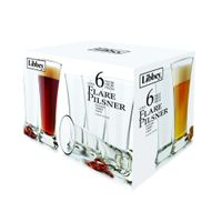 Vaso Cervecero Libbey Flare Pilsner 6 Piezas 325ml